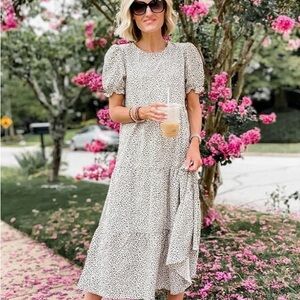 Floral Puff Sleeve Dress